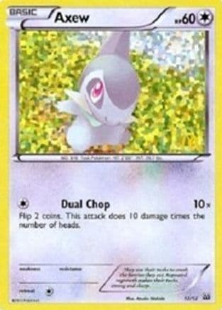 Axew - 12/12 — McDonald's Promos 2012 Pokémon TCG card by Atsuko Nishida