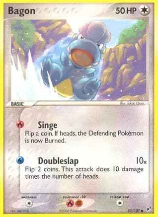 Bagon — EX Deoxys Pokémon TCG card by Naoyo Kimura