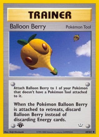 Balloon Berry — Neo Revelation Pokémon TCG card by Keiji Kinebuchi