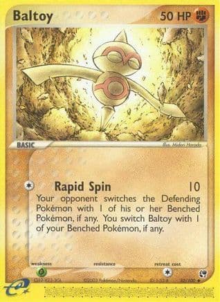 Baltoy — Sandstorm Pokémon TCG card by Ayaka Yoshida