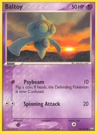 Baltoy — EX Power Keepers Pokémon TCG card by Mitsuhiro Arita