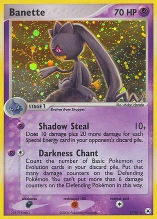 Banette — Hidden Legends Pokémon TCG card by Kyoko Umemoto