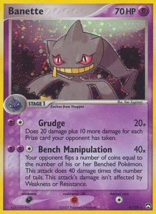 Banette — EX Power Keepers Pokémon TCG card by Ken Sugimori
