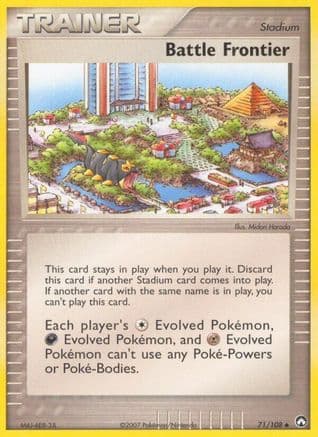 Battle Frontier — EX Power Keepers Pokémon TCG card by Midori Harada
