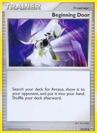 Beginning Door — Arceus Pokémon TCG card by Ryo Ueda