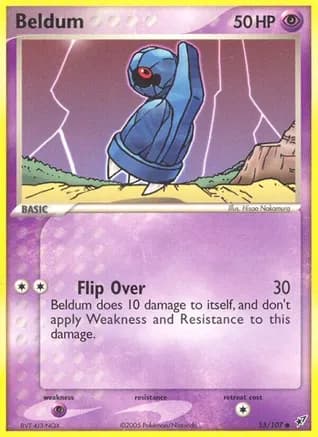 Beldum — EX Deoxys Pokémon TCG card by Hisao Nakamura