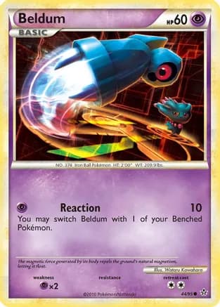 Beldum — Unleashed Pokémon TCG card by Wataru Kawahara