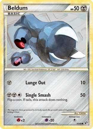 Beldum — Undaunted Pokémon TCG card by TOKIYA