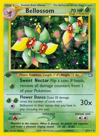 Bellossom — Neo Genesis Pokémon TCG card by sui