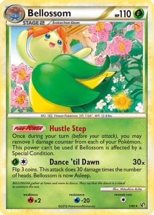 Bellossom — Undaunted Pokémon TCG card by Mitsuhiro Arita