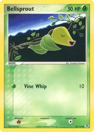 Bellsprout — EX FireRed & LeafGreen Pokémon TCG card by Tomokazu Komiya