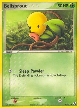 Bellsprout — Legend Maker Pokémon TCG card by Midori Harada
