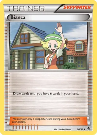 Bianca — Emerging Powers Pokémon TCG card by Yusuke Ohmura