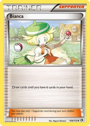 Bianca — Legendary Treasures Pokémon TCG card by Megumi Mizutani