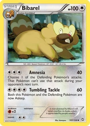 Bibarel — Dragons Exalted Pokémon TCG card by Kyoko Umemoto