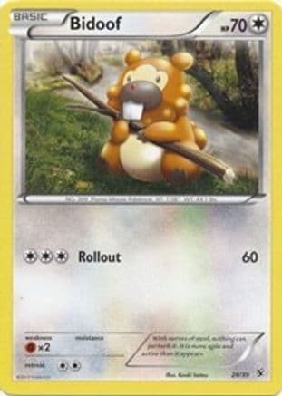 Bidoof — Pokémon TCG card