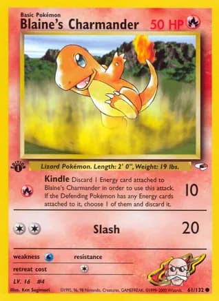 Blaine's Charmander — Gym Heroes