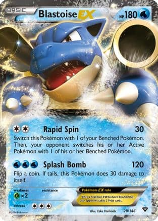 Blastoise EX — XY Base Set Pokémon TCG card by Eske Yoshinob
