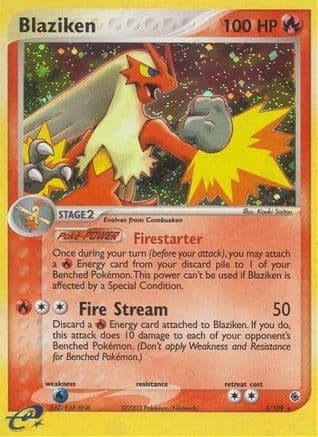 Blaziken - 3/109 — Pokémon TCG card