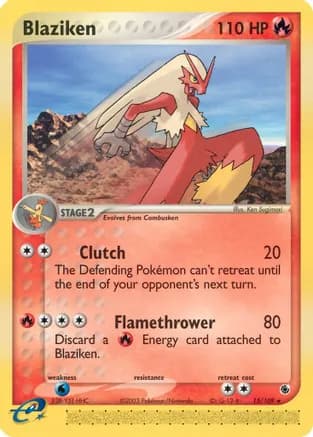 Blaziken - 15/109 — EX Ruby and Sapphire