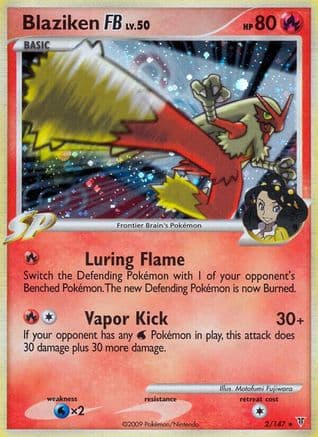 Blaziken FB — Supreme Victors Pokémon TCG card by Motofumi Fujiwara