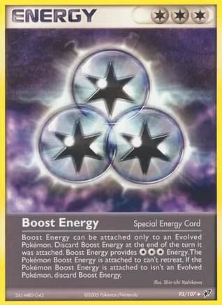 Boost Energy — EX Deoxys Pokémon TCG card by Shin-ichi Yoshikawa