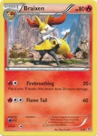 Braixen — Kalos Starter Set