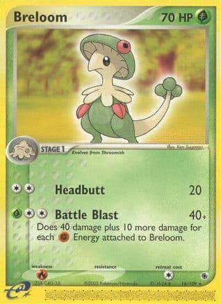Breloom — Ruby and Sapphire Pokémon TCG card by Suwama Chiaki
