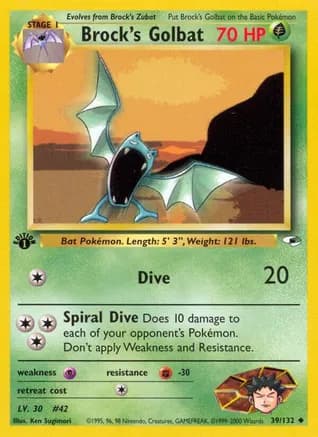 Brock's Golbat — Gym Heroes