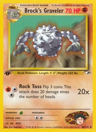 Brock's Graveler — Gym Heroes