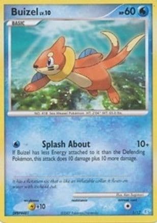 Buizel — DP Trainer Kit: Manaphy & Lucario Pokémon TCG card by Miki Tanaka
