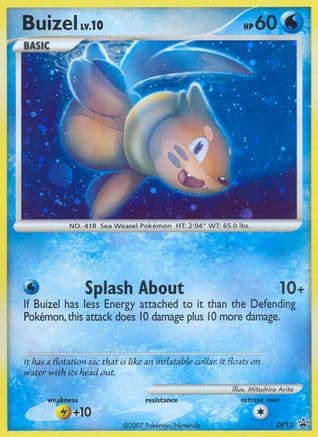 Buizel - DP13 — Diamond and Pearl Promos Pokémon TCG card by Mitsuhiro Arita