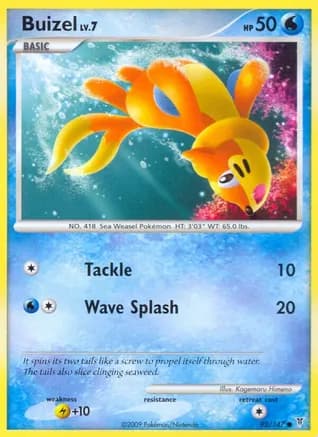 Buizel — Supreme Victors Pokémon TCG card by Kagemaru Himeno