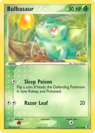 Bulbasaur - 054/112 — EX FireRed & LeafGreen