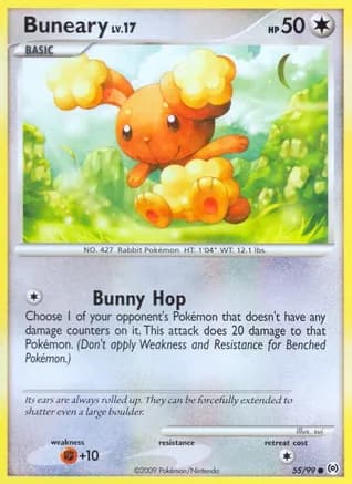 Buneary — Arceus Pokémon TCG card by sui
