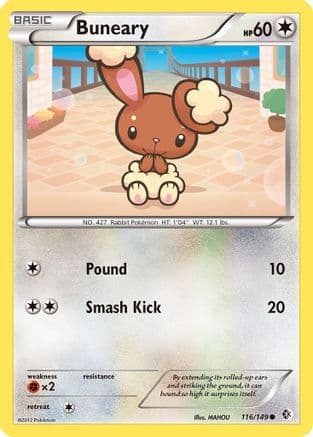 Buneary — Boundaries Crossed Pokémon TCG card by MAHOU
