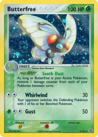 Butterfree — EX FireRed & LeafGreen Pokémon TCG card by Atsuko Nishida