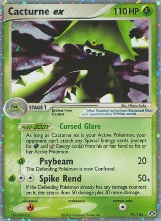 Cacturne ex — Pokémon TCG card