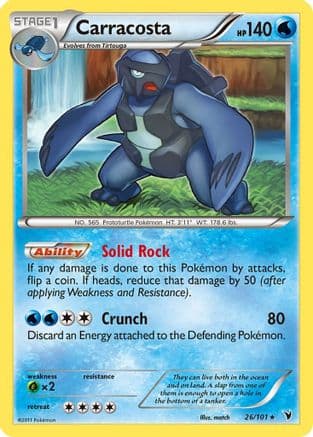 Carracosta — Noble Victories Pokémon TCG card by match