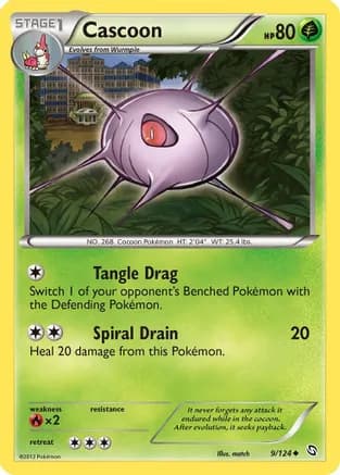 Cascoon — Dragons Exalted Pokémon TCG card by GOSSAN