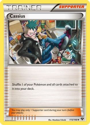 Cassius — XY Base Set Pokémon TCG card by Mitsuhiro Arita