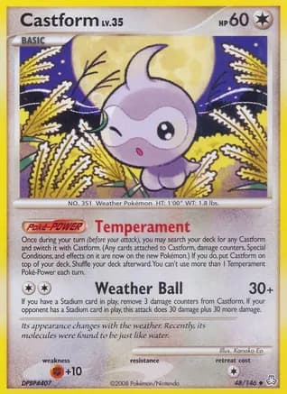 Castform — Legends Awakened Pokémon TCG card by Kanako Eo