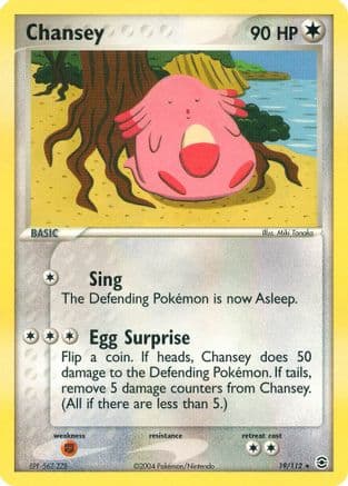 Chansey — EX FireRed & LeafGreen Pokémon TCG card by Miki Tanaka