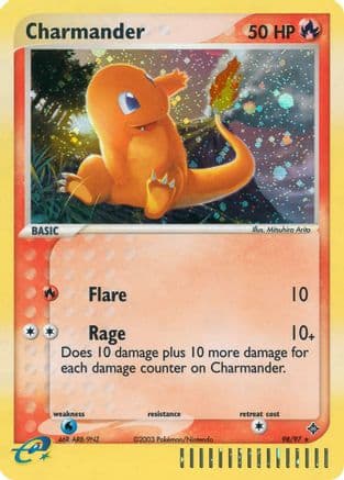 Charmander — Dragon Pokémon TCG card by Mitsuhiro Arita