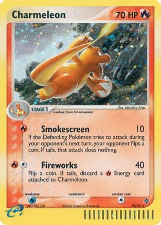 Charmeleon — Dragon Pokémon TCG card by Mitsuhiro Arita