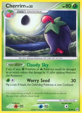 Cherrim — Arceus Pokémon TCG card by Midori Harada