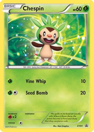 Chespin - XY01 — XY Promos