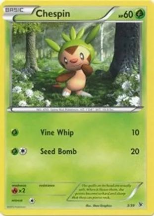 Chespin — Kalos Starter Set