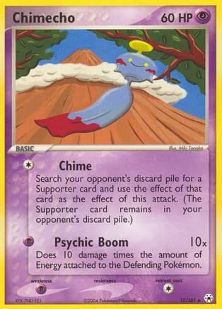Chimecho — EX Hidden Legends Pokémon TCG card by Miki Tanaka