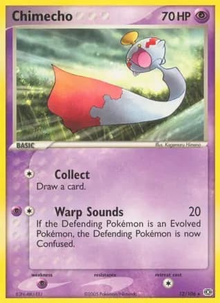 Chimecho — EX Emerald Pokémon TCG card by Kagemaru Himeno